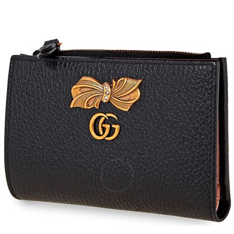 women's gucci wallet black|Gucci wallet women small.